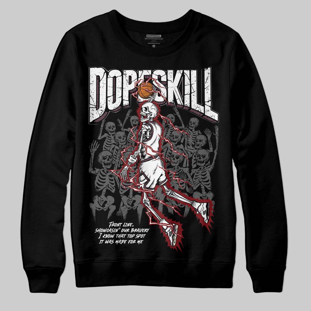 A Ma Maniere x "Violet Ore" 5s DopeSkill Sweatshirt Thunder Dunk Graphic
