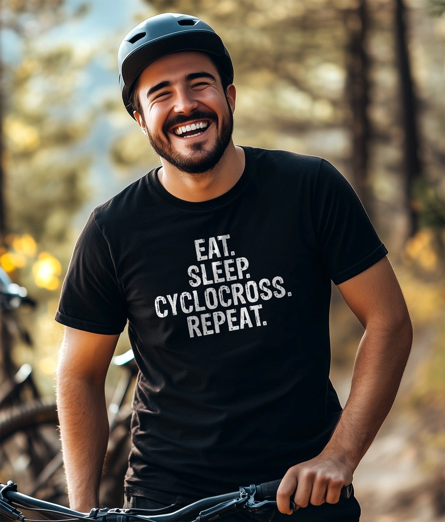Eat Sleep Cyclecross Repeat T-shirt