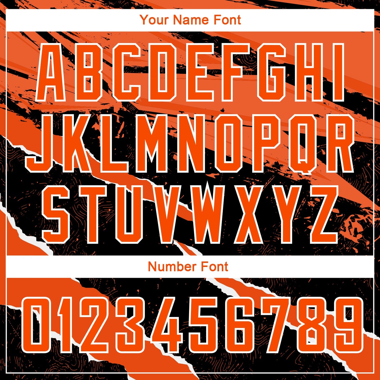 Custom Black Orange-White 3D Pattern Design Torn Paper Style Authentic Basketball Jersey