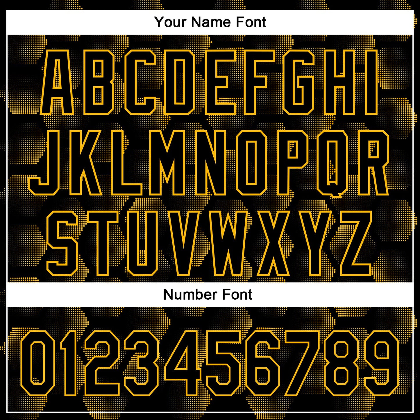 Custom Black Gold 3D Pattern Design Halftone Geometric Shapes Authentic Baseball Jersey