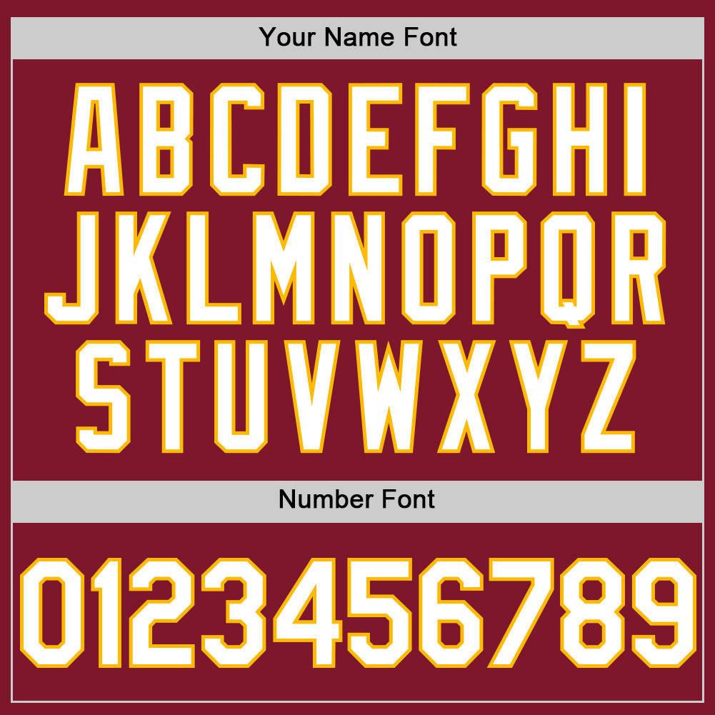 Custom Crimson White-Gold 3D Pattern Design Gradient Style Twinkle Star Authentic Baseball Jersey