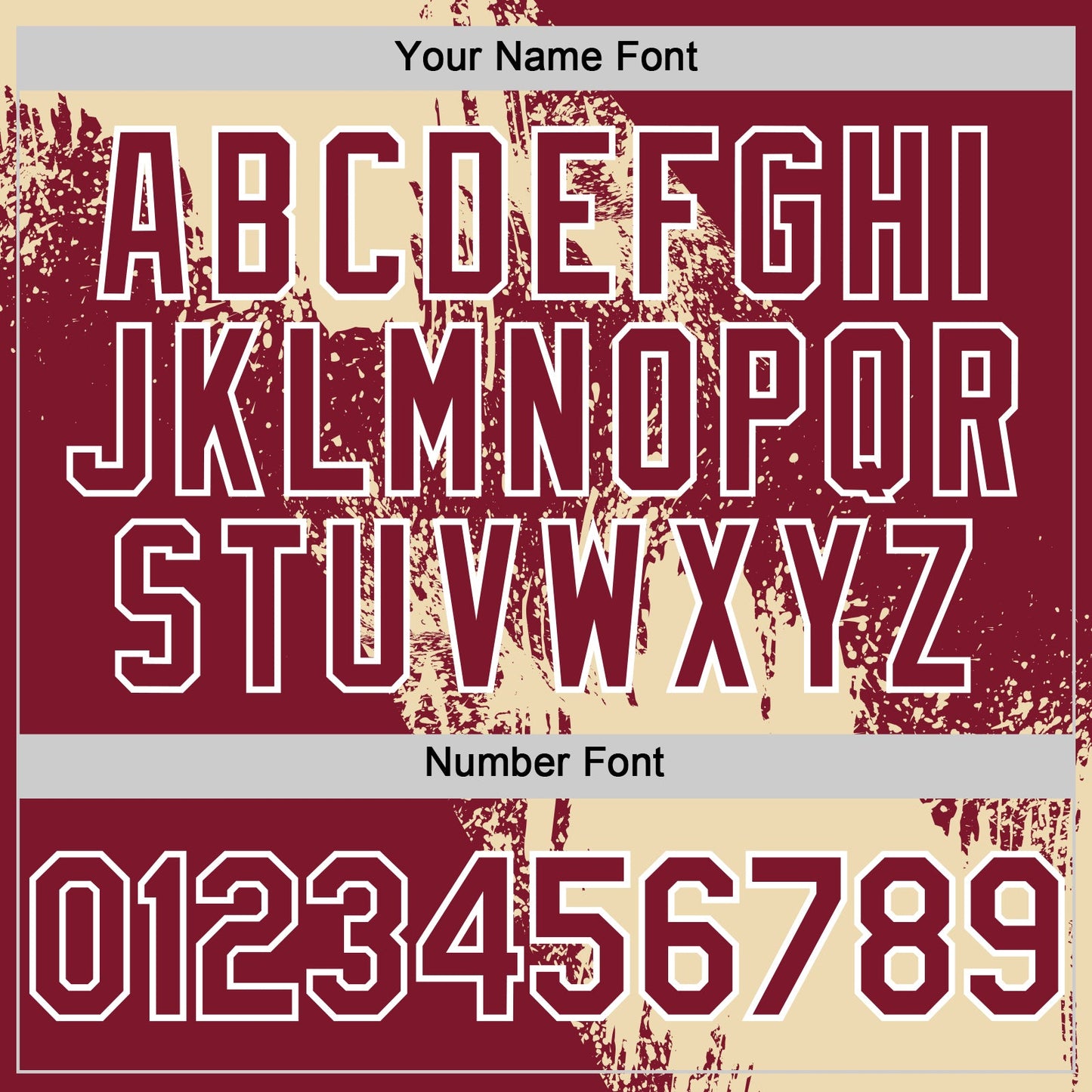 Custom Cream Crimson-White 3D Pattern Design Abstract Brush Stroke Authentic Baseball Jersey