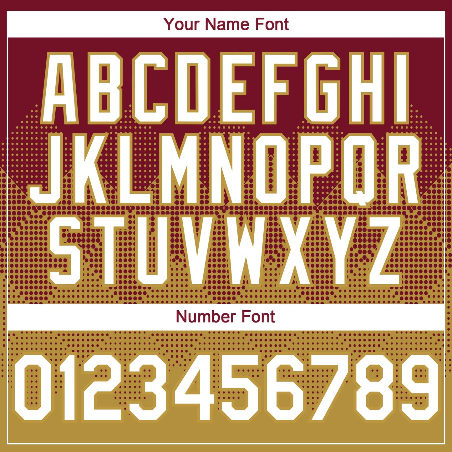 Custom Crimson White-Old Gold 3D Gradient Square Shape Authentic Baseball Jersey