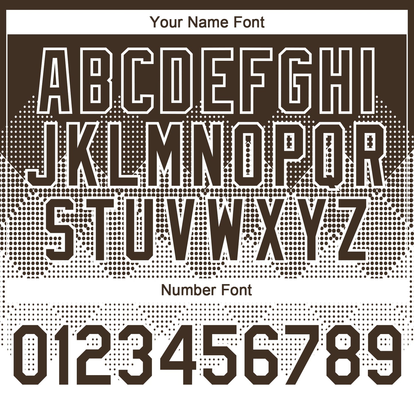 Custom Brown White 3D Gradient Square Shape Authentic Baseball Jersey