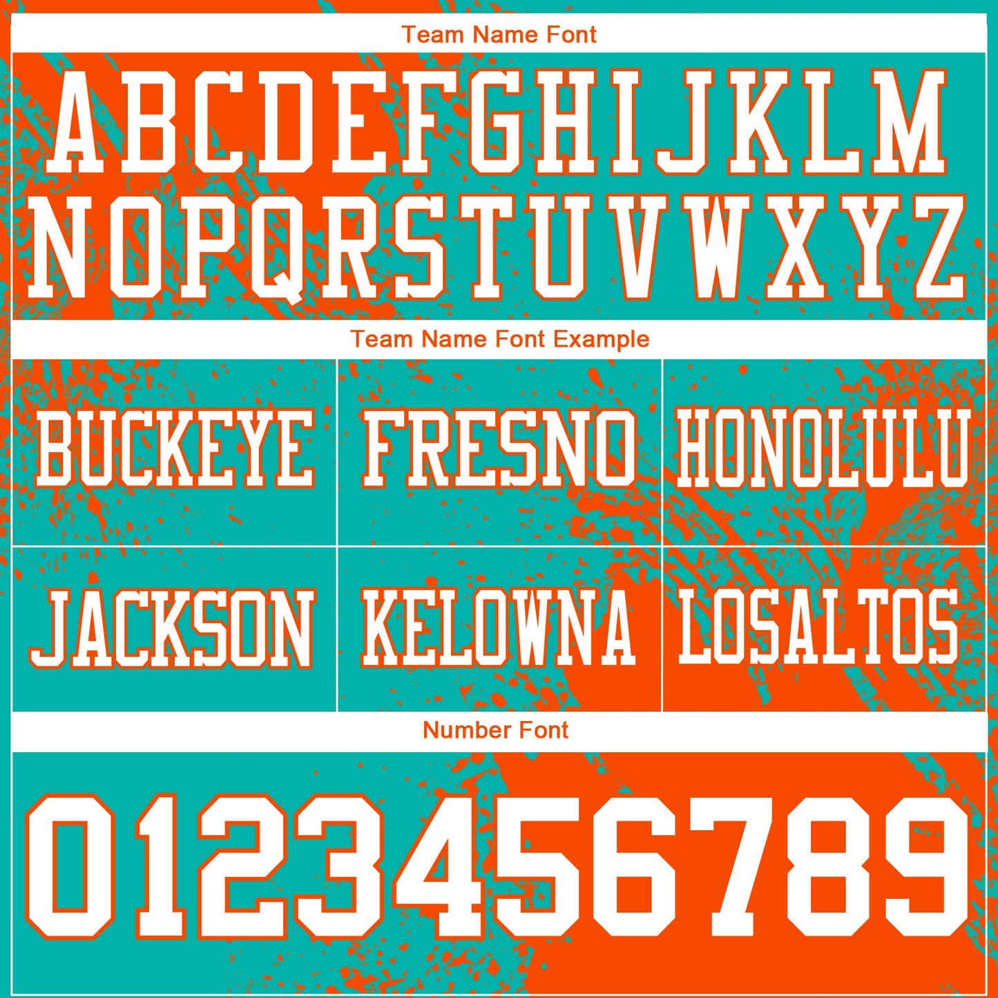 Custom Aqua White-Orange 3D Pattern Abstract Brush Stroke Authentic Football Jersey