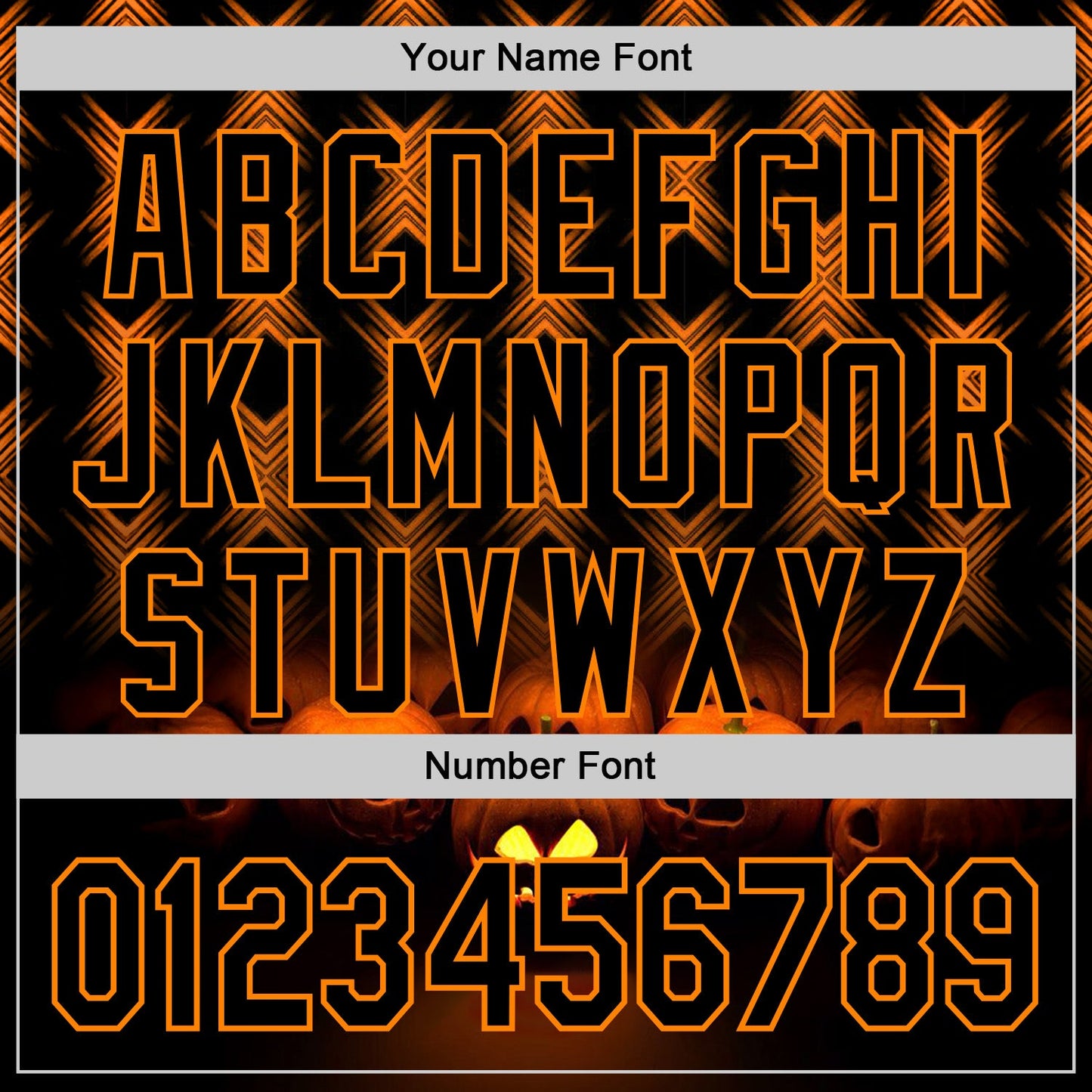 Custom Black Bay Orange 3D Halloween Spooky Pumpkin Stripe Authentic Baseball Jersey