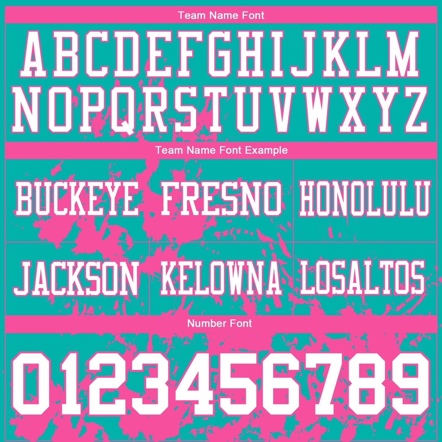 Custom Aqua White-Pink 3D Pattern Splash Authentic Football Jersey