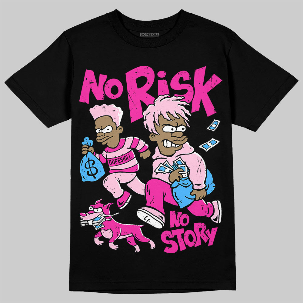 Max 1 Valentine's Day 2025 in White DopeSkill T-Shirt No Risk No Story Graphic