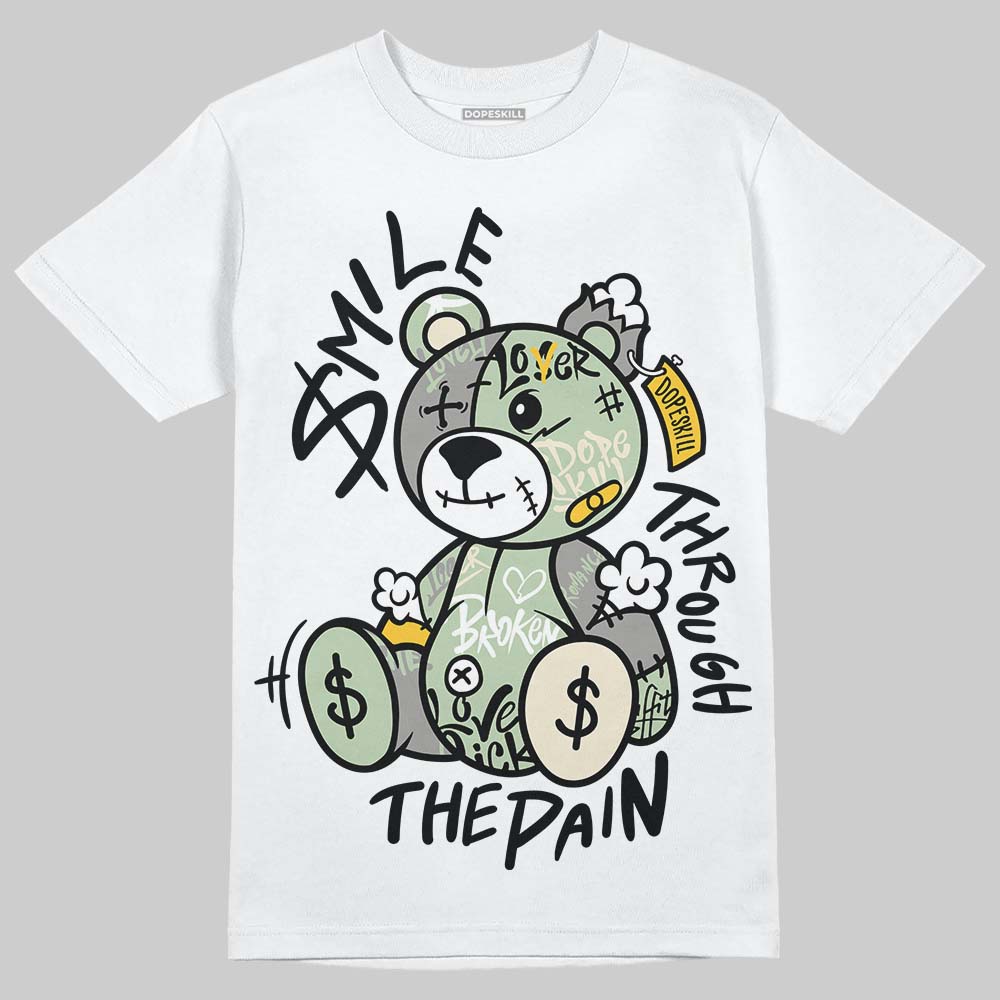 Seafoam 4s 2025 DopeSkill T-Shirt Smile Through The Pain Graphic
