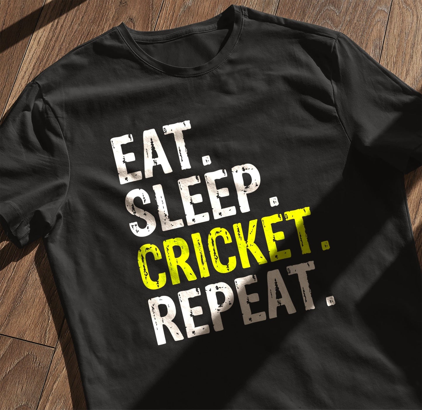 Eat Sleep Cricket Repeat T-shirt