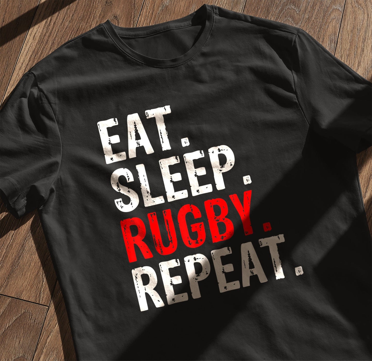 Eat Sleep Rugby Repeat T-Shirt - The