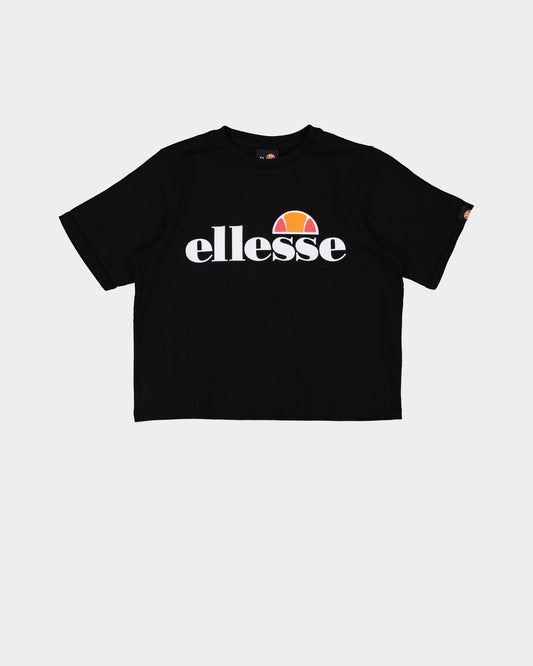 Ellesse Kids' Nicky Cropped T-Shirt Black