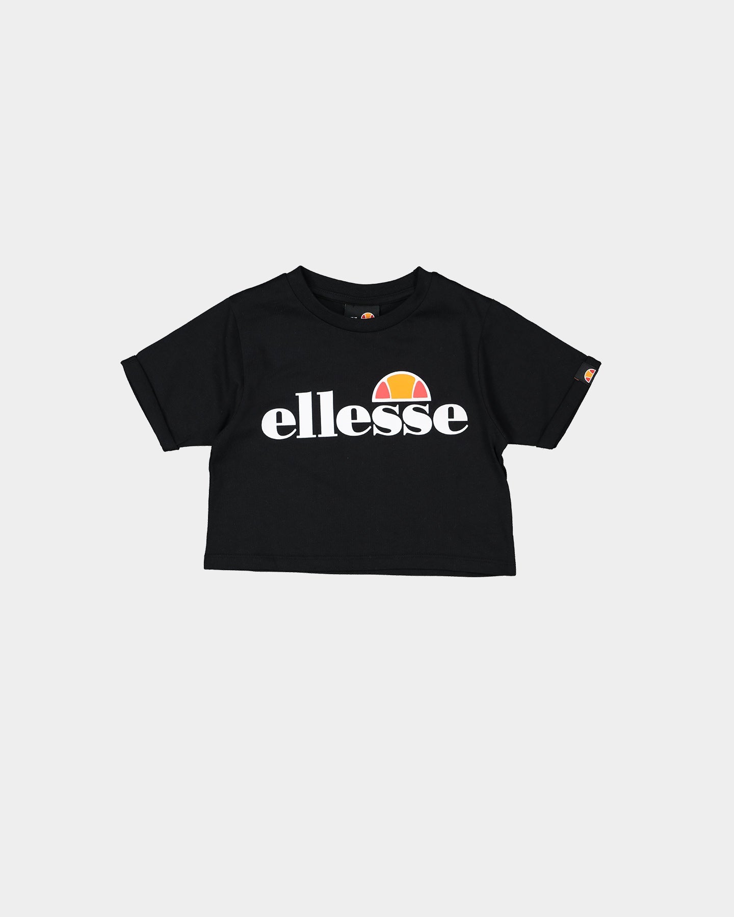 Ellesse Kids' Nicky Cropped T-Shirt Black Style001