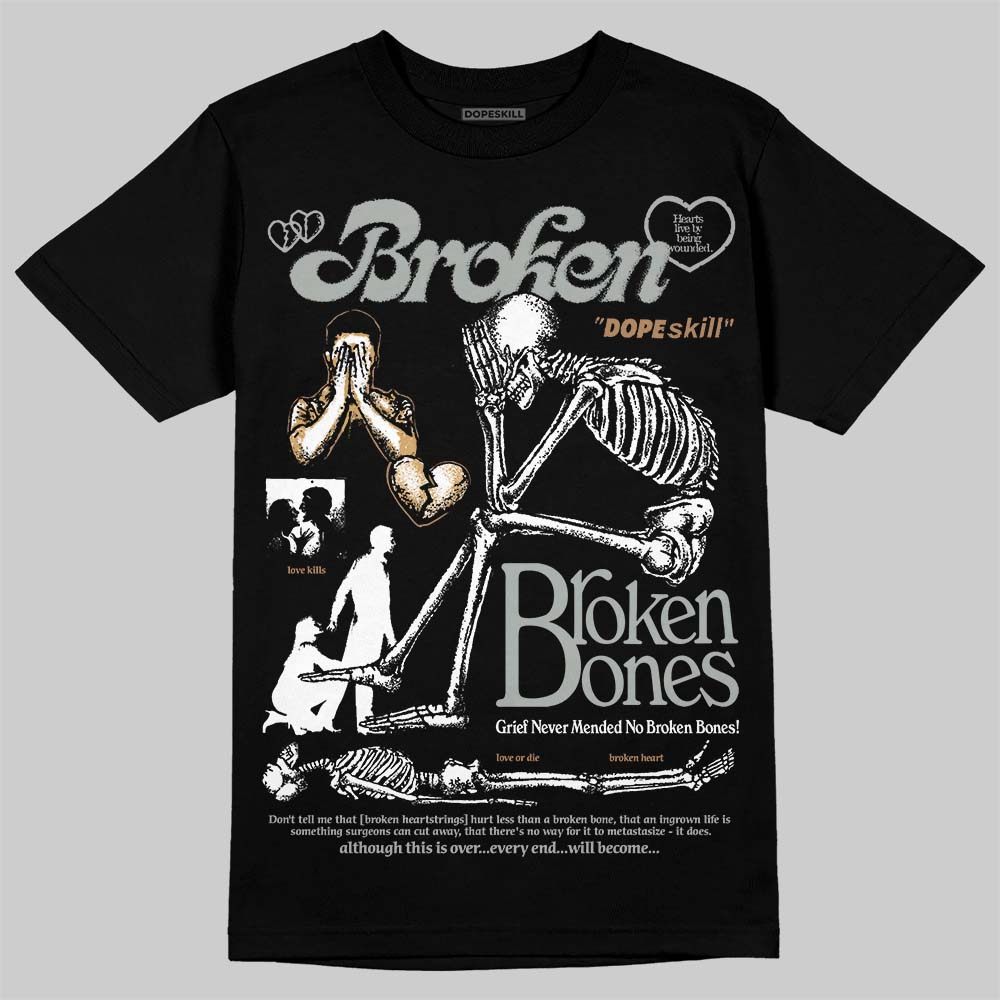 1906R ‘White Gold’ DopeSkill T-Shirt Broken Bones Graphic