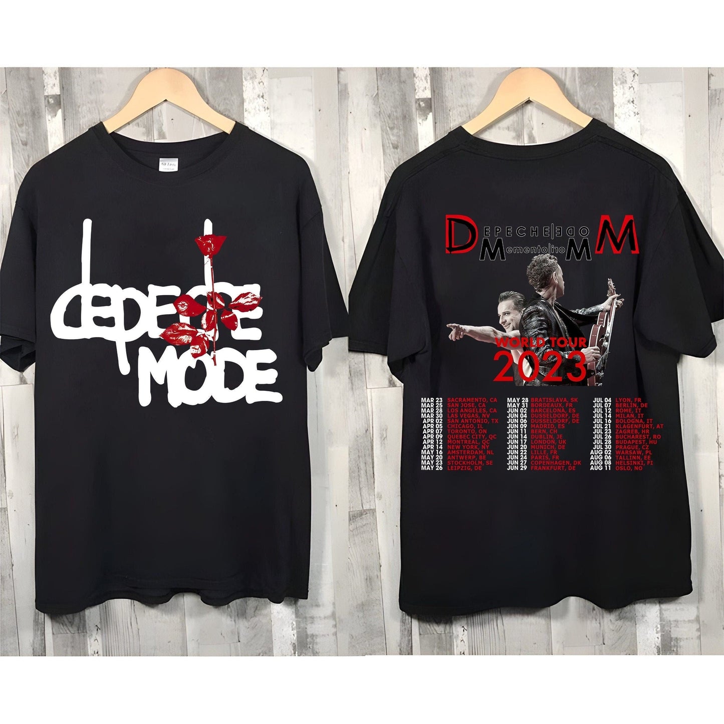 Depeche Mode Memento Mori Tee, Music Lover T-Shirt, Depeche Mode T-Shirt