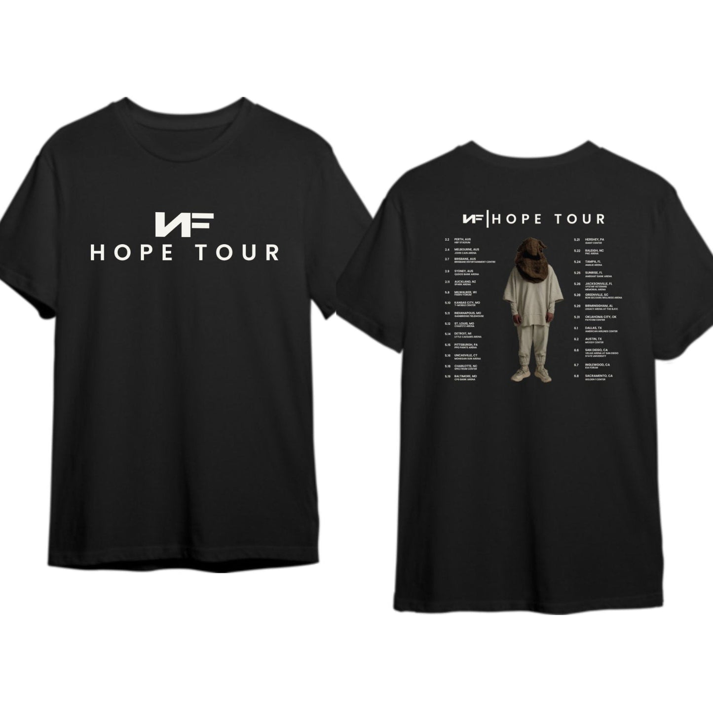 NF Hope Tour 2024 Shirt, NF Fan Gift Shirt, NF Hope Concert 2024 T-Shirt