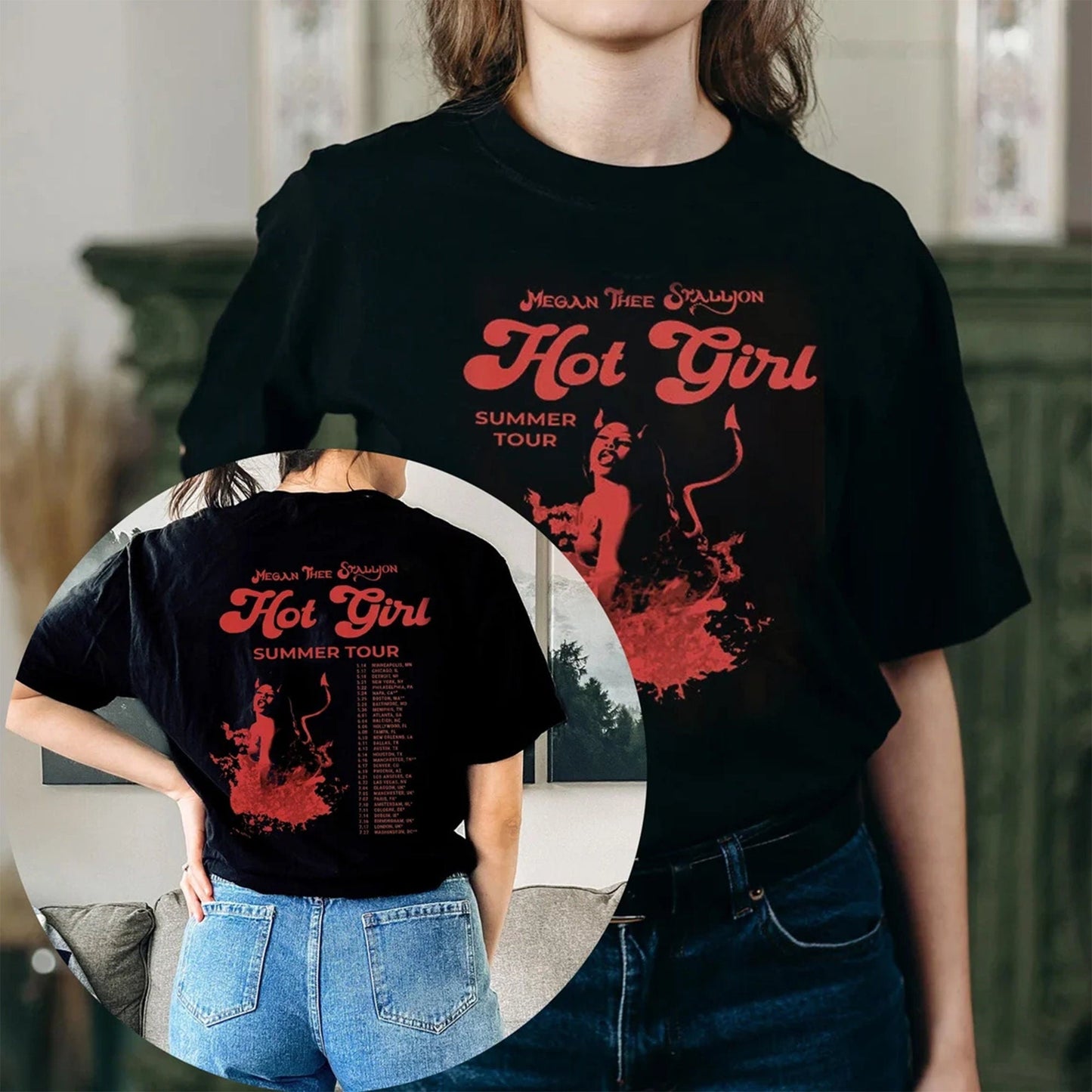 Funny Thee Stallion Shirt, Hot Girl Summer Tour Shirt