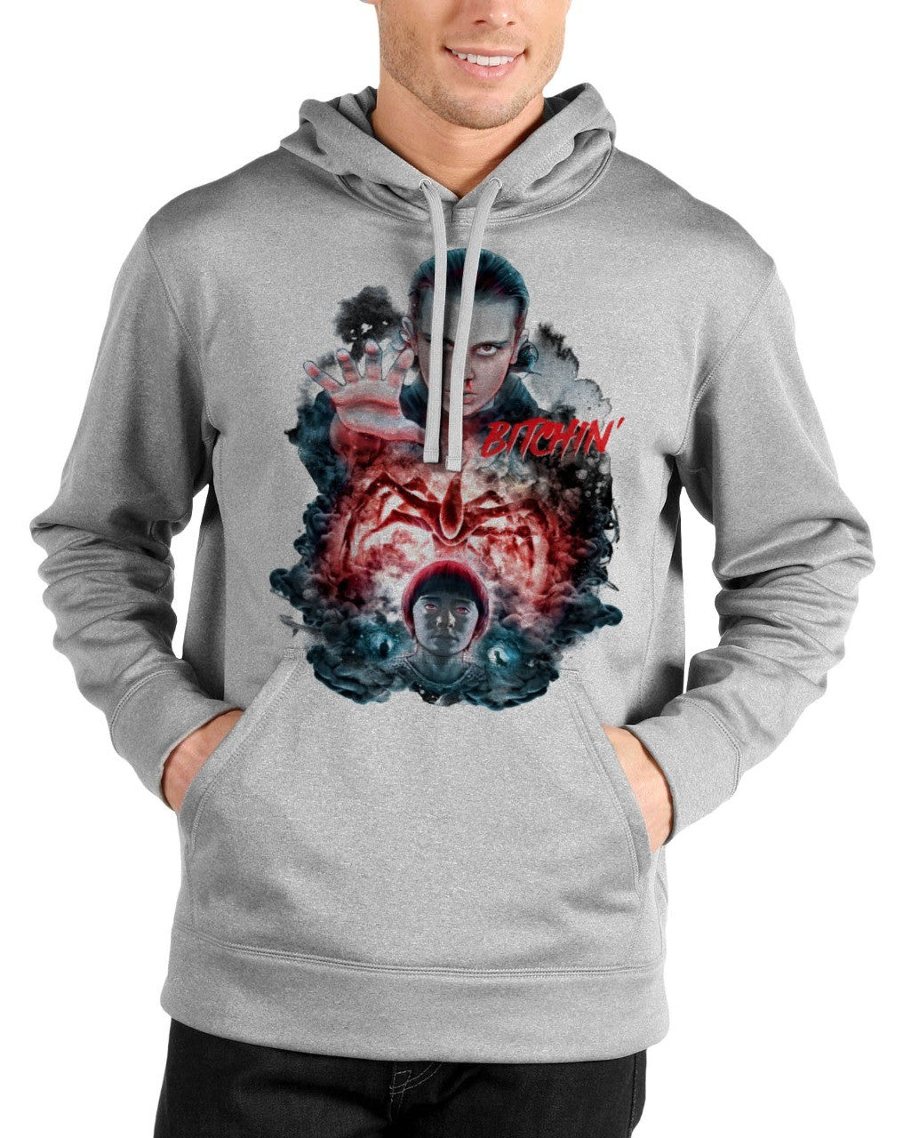 Bitchin Eleven Grey Hoodie