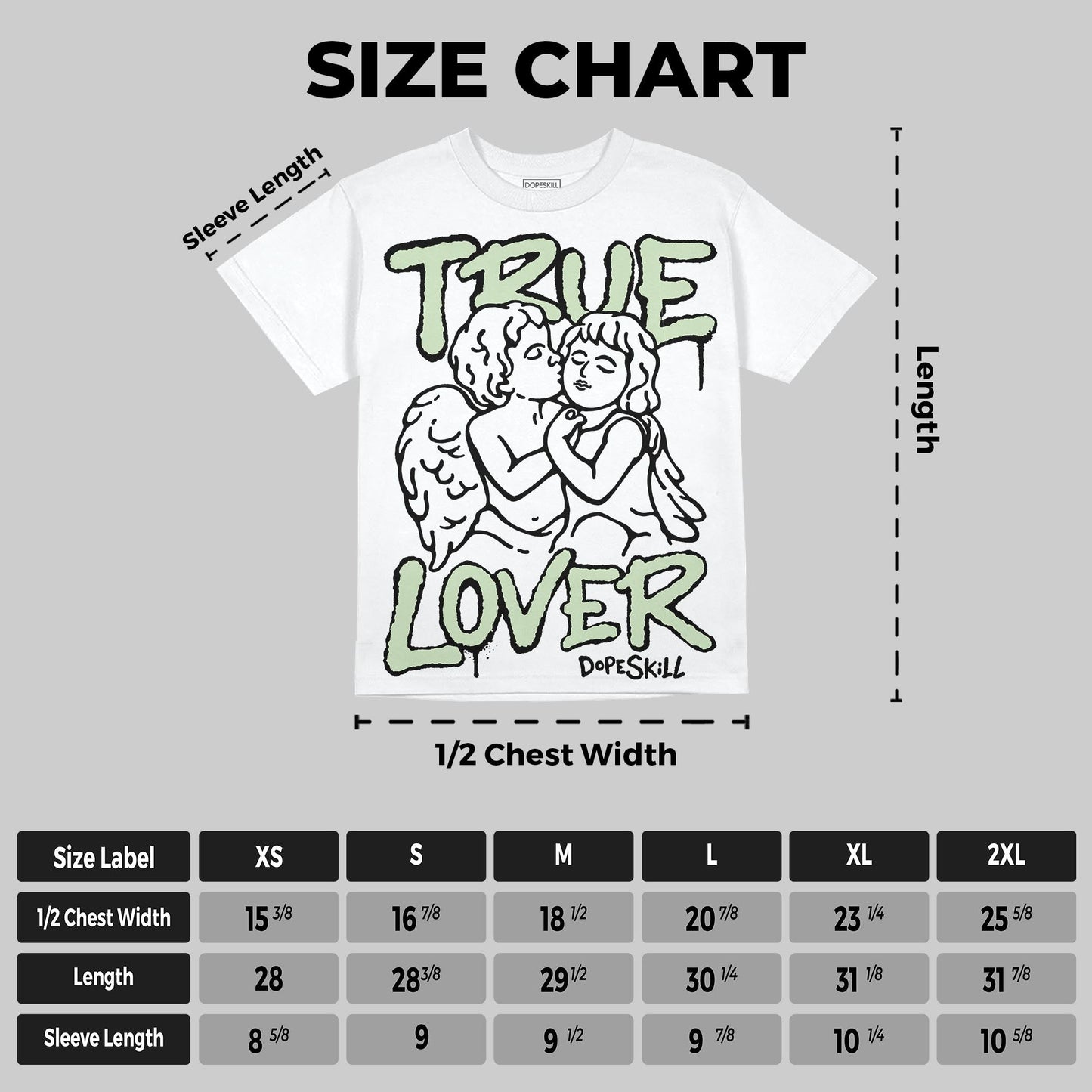 Seafoam 4s 2025 DopeSkill Oversize Print T-ShirtTrue Lover Graphic