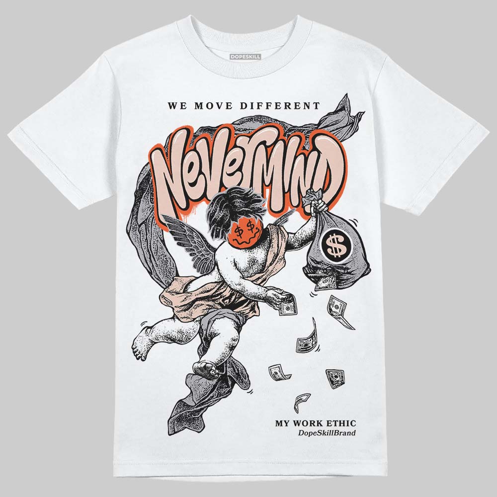 1130 Oyster Grey DopeSkill T-Shirt Nevermind Graphic