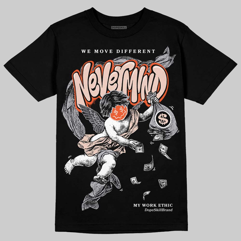1130 Oyster Grey DopeSkill T-Shirt Nevermind Graphic