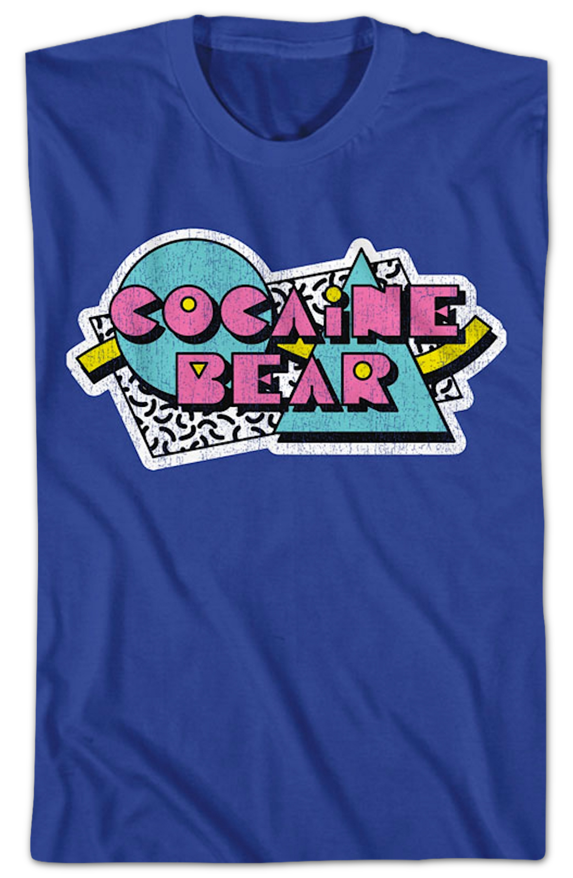 80s Shapes Cocaine Bear T-Shirt
