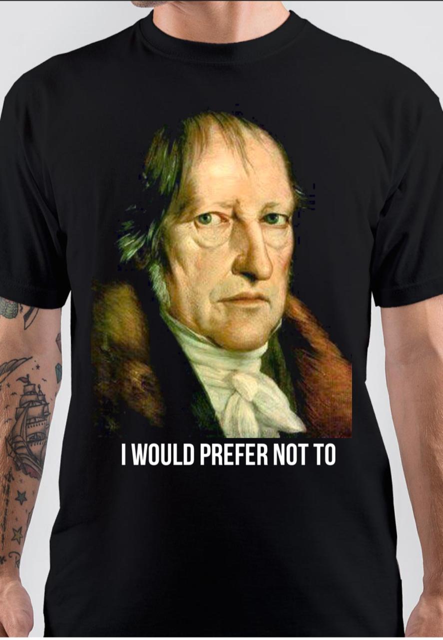 Georg Wilhelm Friedrich Hegel Tshirt