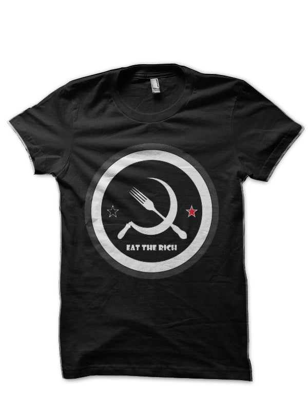 Eat the rich Black T-Shirt