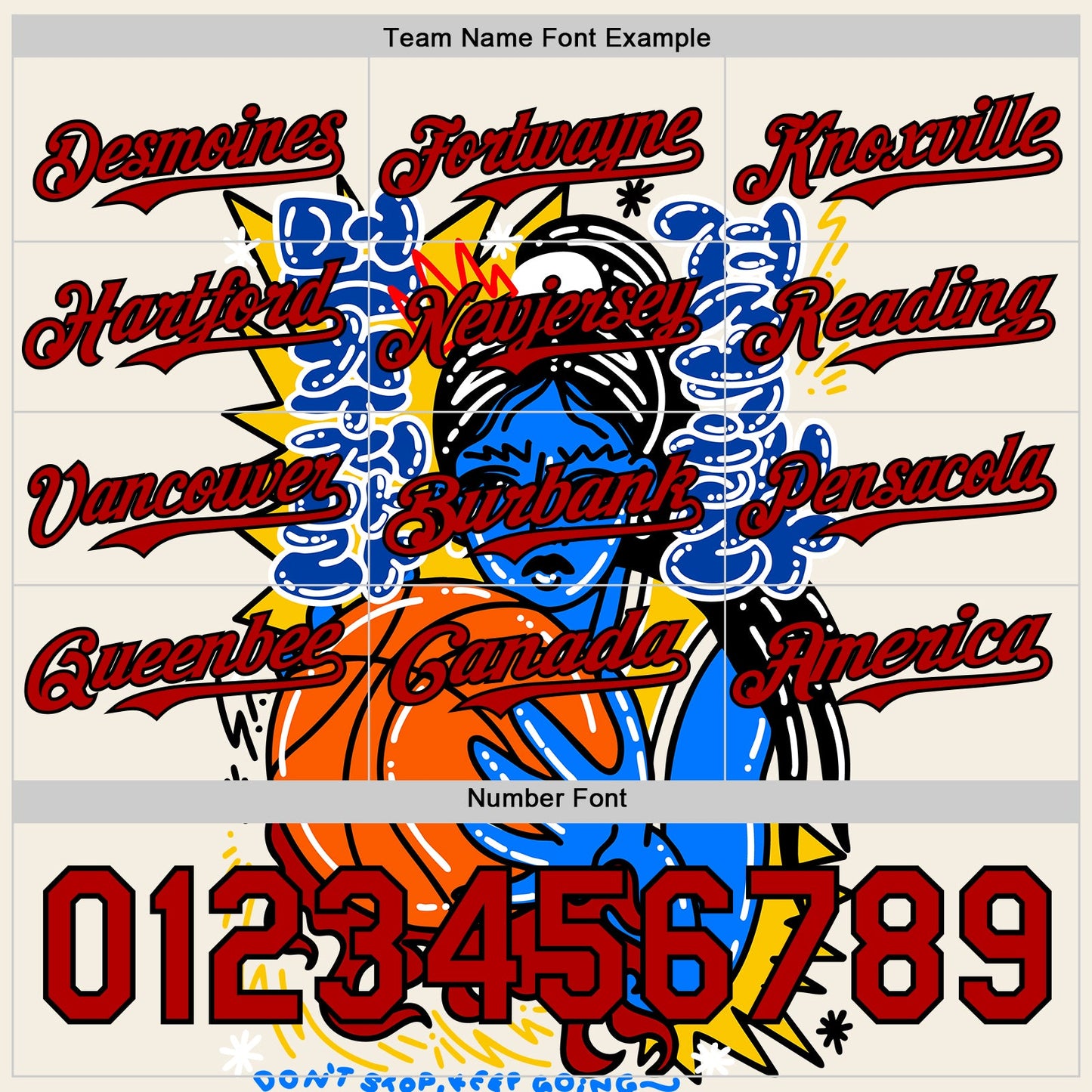 Custom Cream Red-Black 3D Alexandra Ramirez Score And Slay Street Art Authentic Baseball Jersey