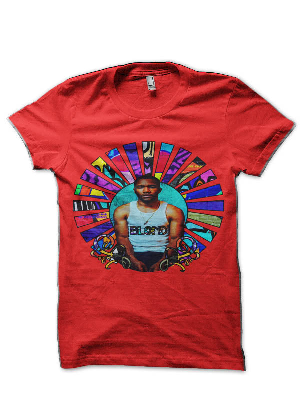Frank Ocean Graffiti Style Sun rays Frank Ocean Blond Blonde Half Sleeve T-Shirt