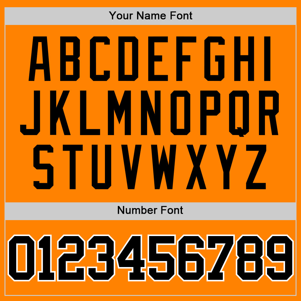 Custom Bay Orange Black-White Authentic Basketball Jersey