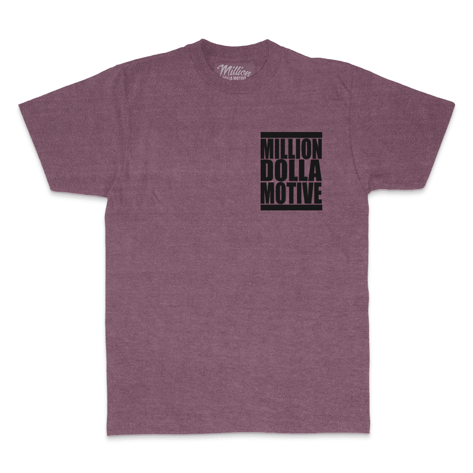 Beautiful Life - Maroon Vintage Dye T-Shirt