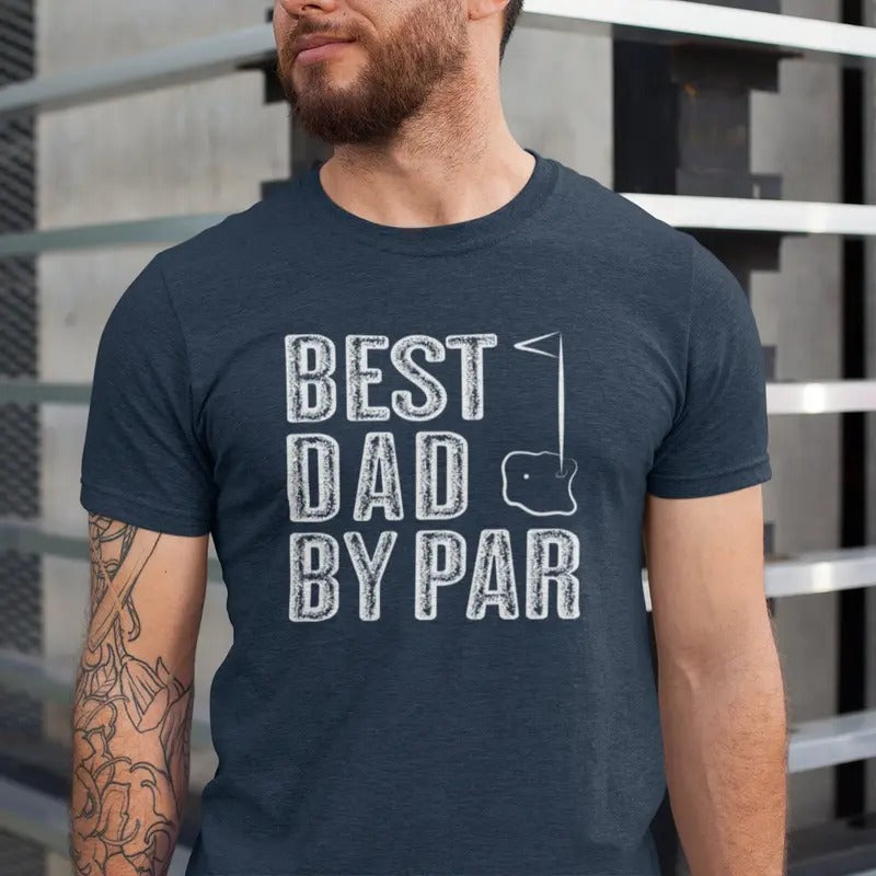 Best Dad By Par Shirt Dad Golf Shirt Golfing Dad Gift sweater and hoodie