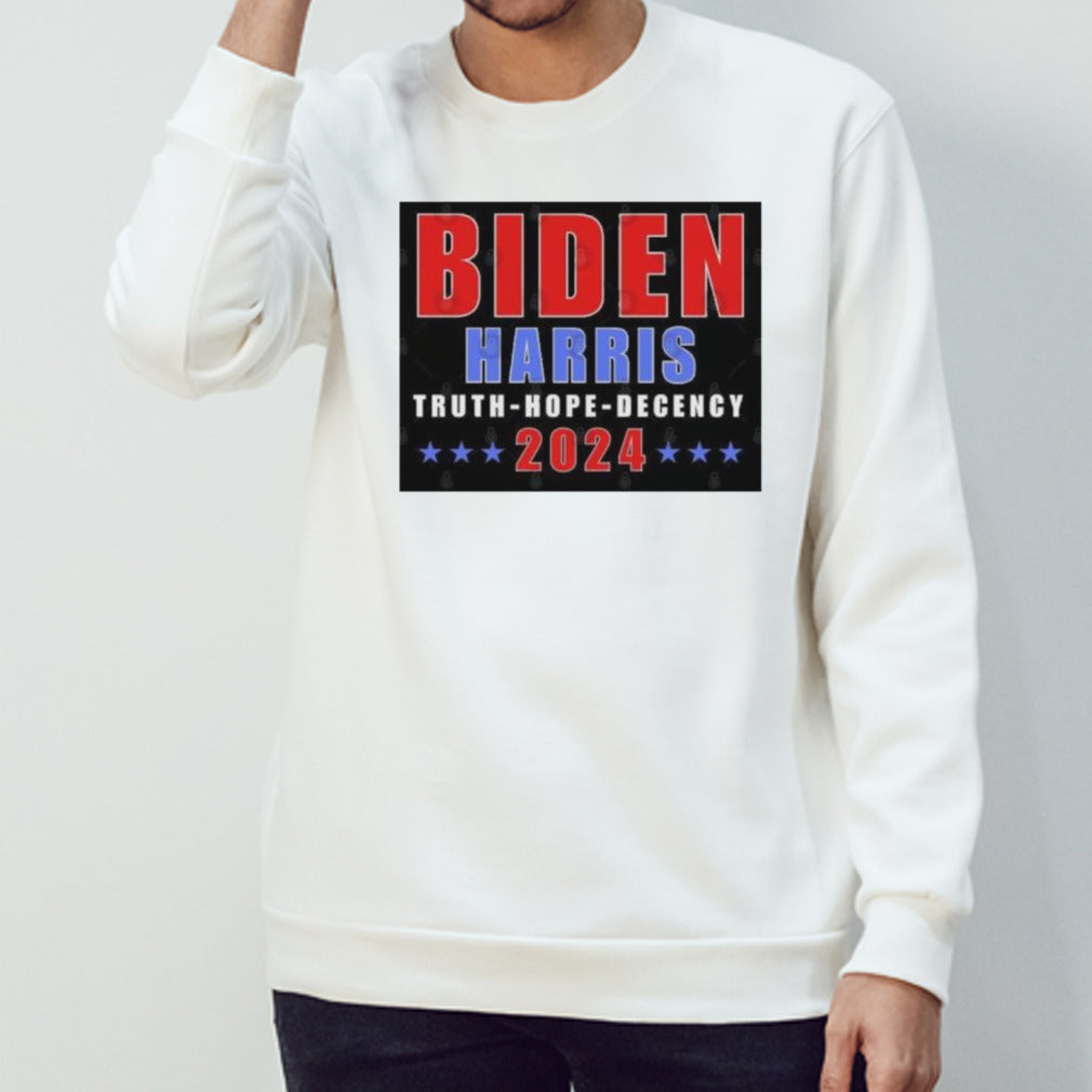 Biden Harris 2024 Truth Hope Decency T-Shirt