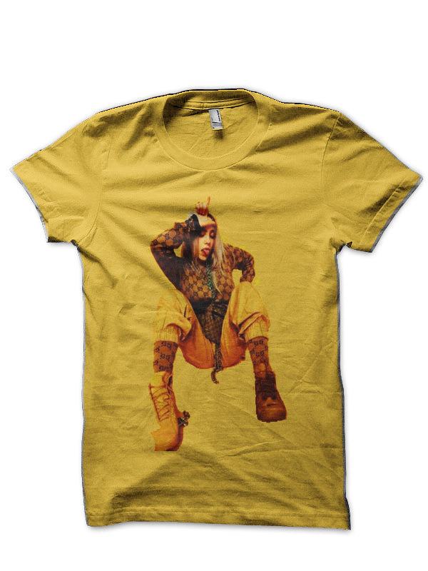 Billie Eilish Half Sleeve T-Shirt Style006