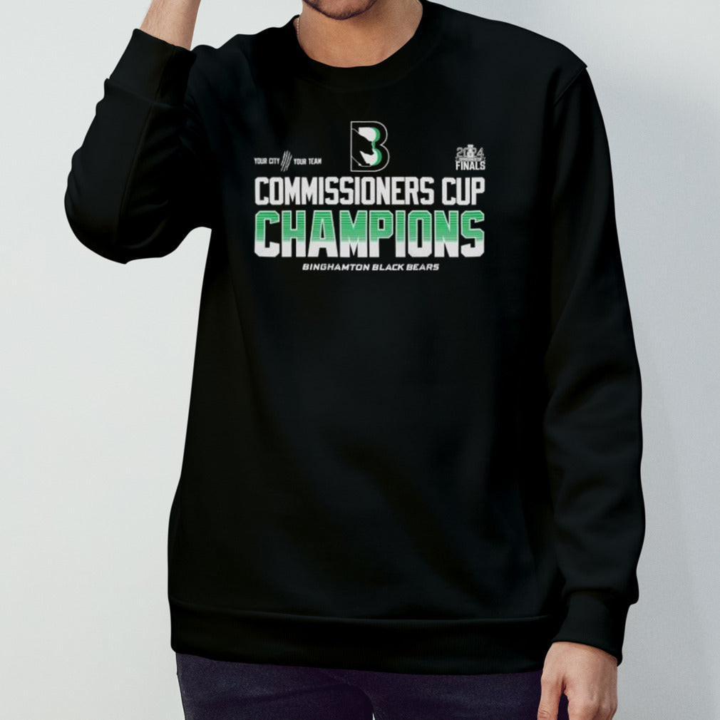 Binghamton Black Bears 2024 Finals Commissioners Cup Champions Shirt