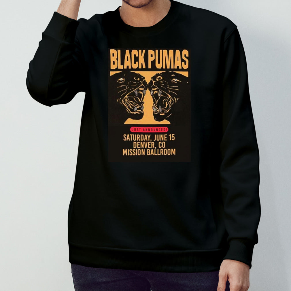 Black Pumas Just Announced June 15 2024 T-shirt