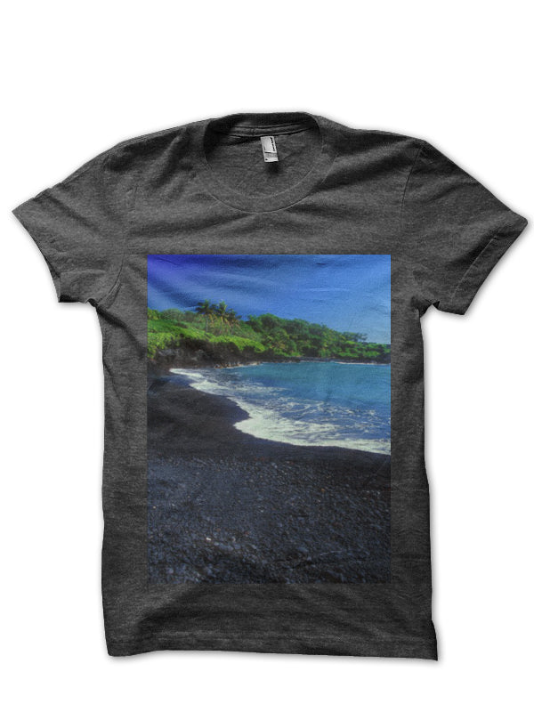 Black Sand Beach T-Shirt Style002