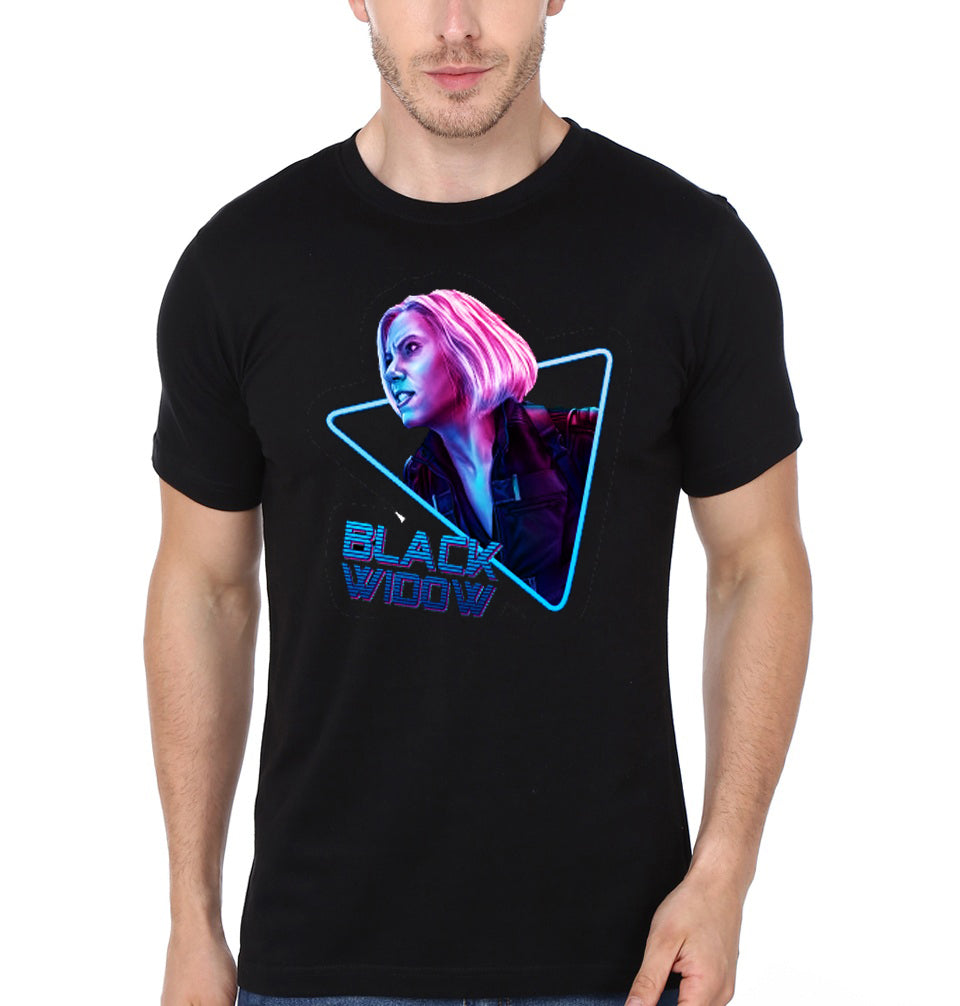 Black Widow – Retro Black T-Shirt