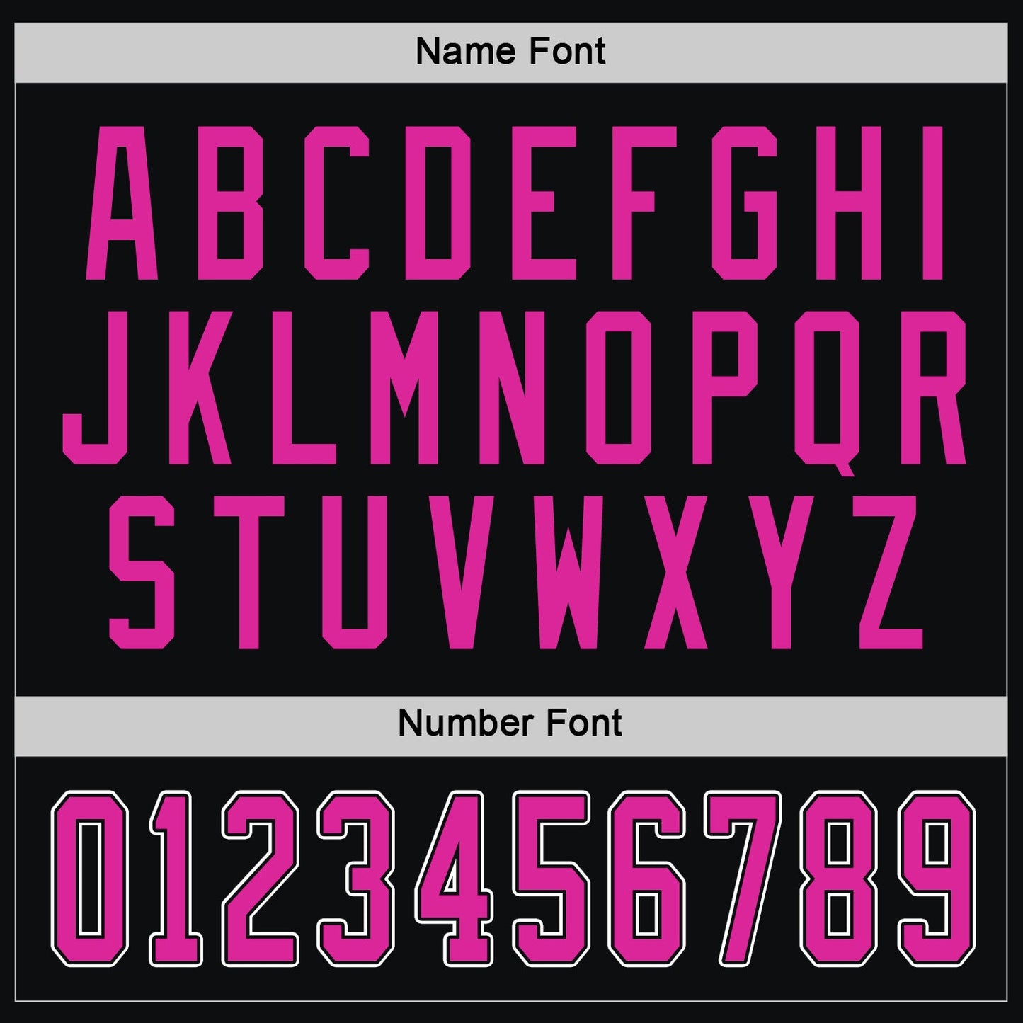 Custom Black Deep Pink-White Hockey Jersey