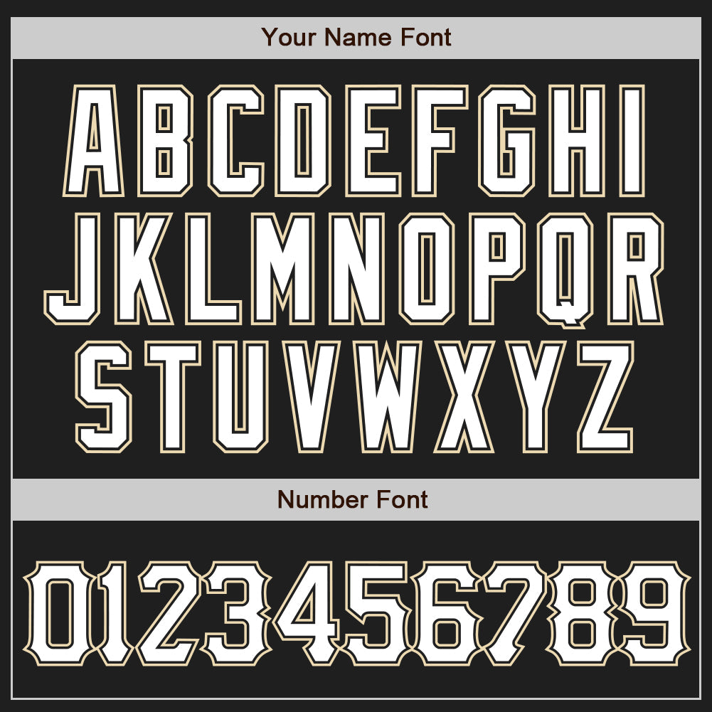 Custom Black Cream Pinstripe White Authentic Baseball Jersey