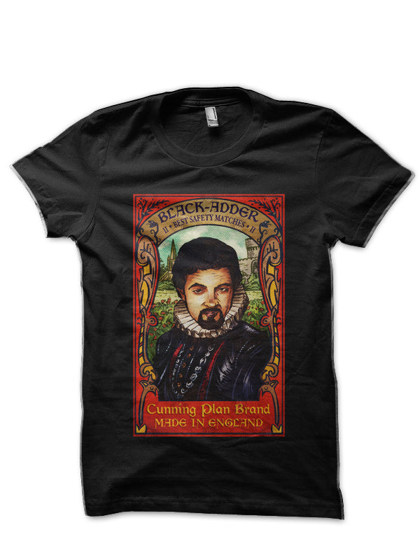 Blackadder Black T-Shirt Style001