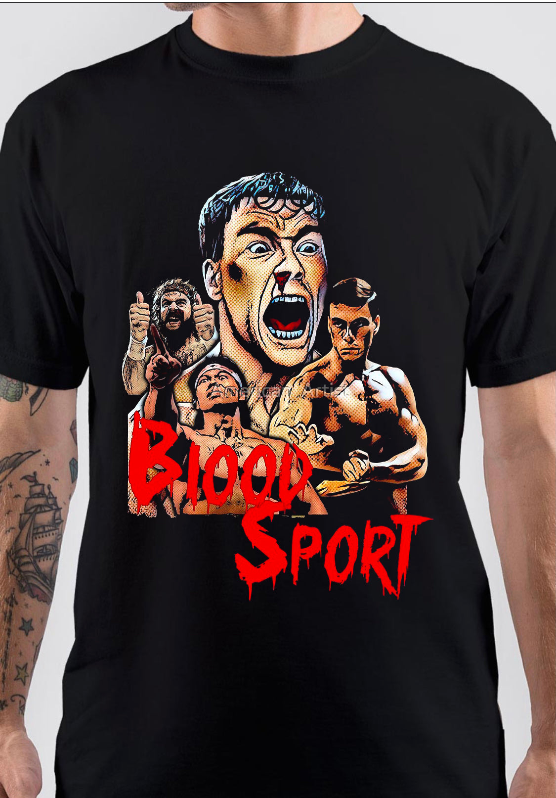 Bloodsport Art T-Shirt Style002