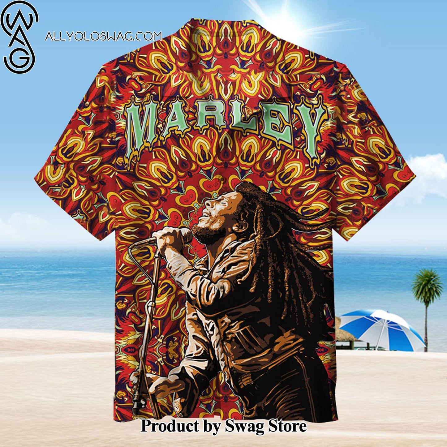 Bob Marley Personalized Hawaiian Shirt