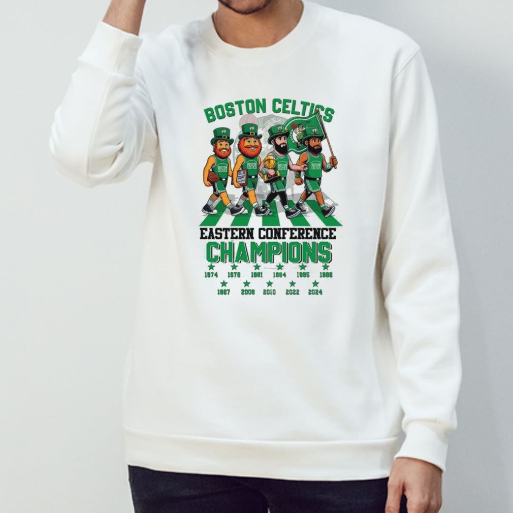 Boston Celtics Mascot Abbey Road The Legends Eastern Conference Champions shirt