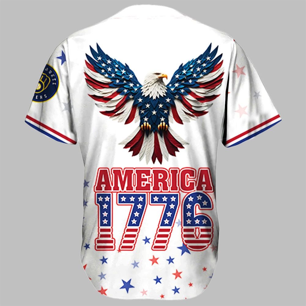 Brewers Independence Day 2025 Baseball Jersey - Grishko.com