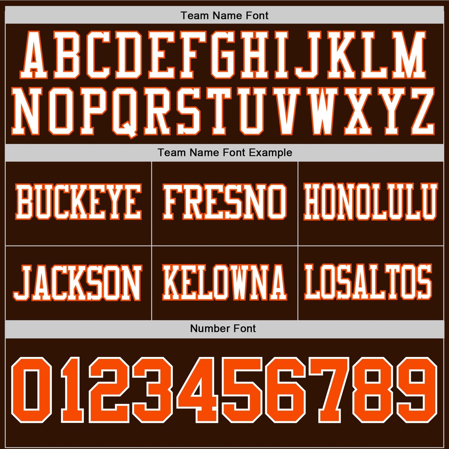 Custom Brown Orange-White Authentic Football Jersey