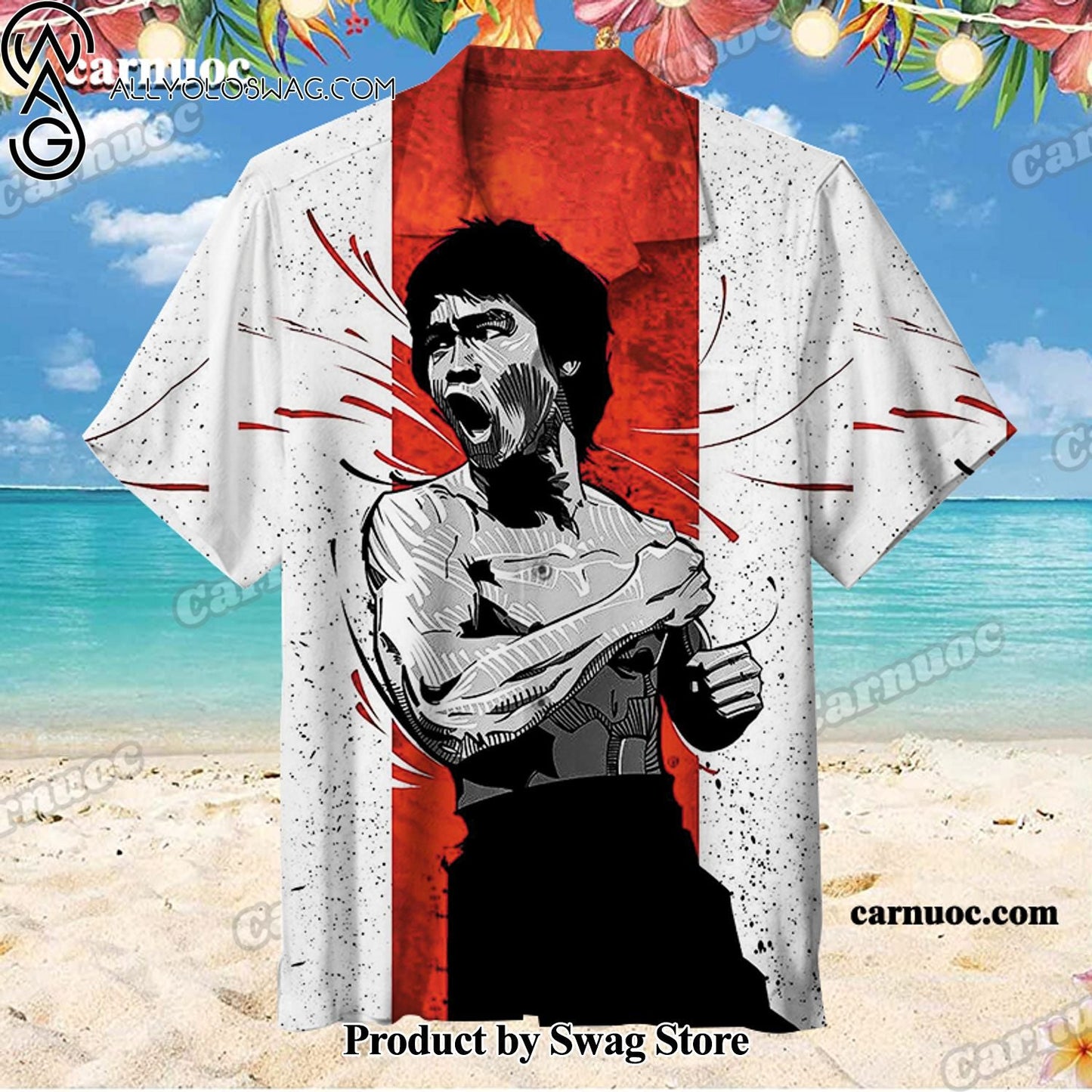 Bruce Lee Streetwear Hawaiian Shirt