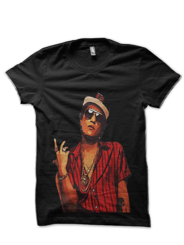 Bruno Mars Black T-Shirt
