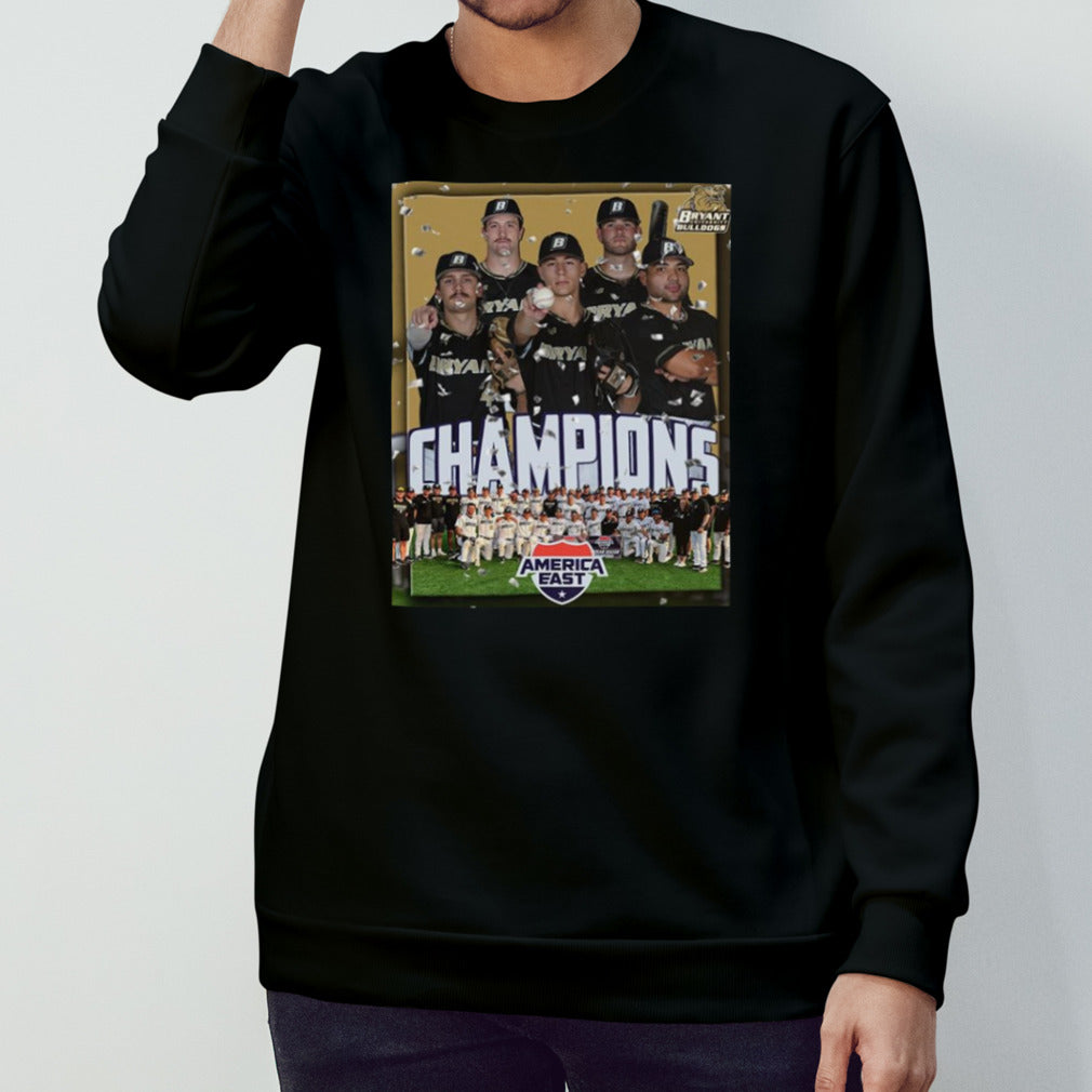 Bryant Bulldogs 2024 America East Baseball Tournament Champions shirt